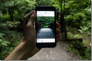 forest selfie