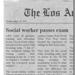 The Social Work Exam in the News