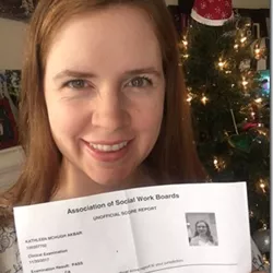 Kate Passed the Social Work Licensing Exam: &ldquo;Wow this feels good!&rdquo;