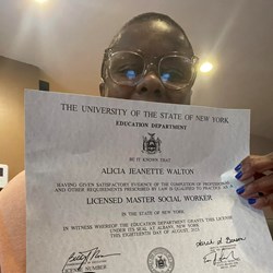 Alicia Passed the ASWB Exam
