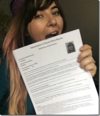 Christina Has News: "I'm licensed now!"
