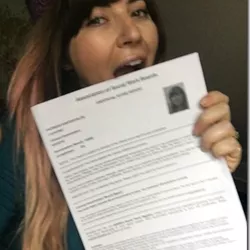 Christina Has News: "I'm licensed now!"