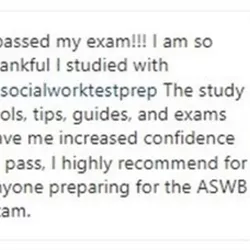 Amy on SWTP: &ldquo;I highly recommend for anyone preparing for the ASWB Exam.&rdquo;