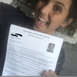 Sierra Passed the Ohio ASWB Exam
