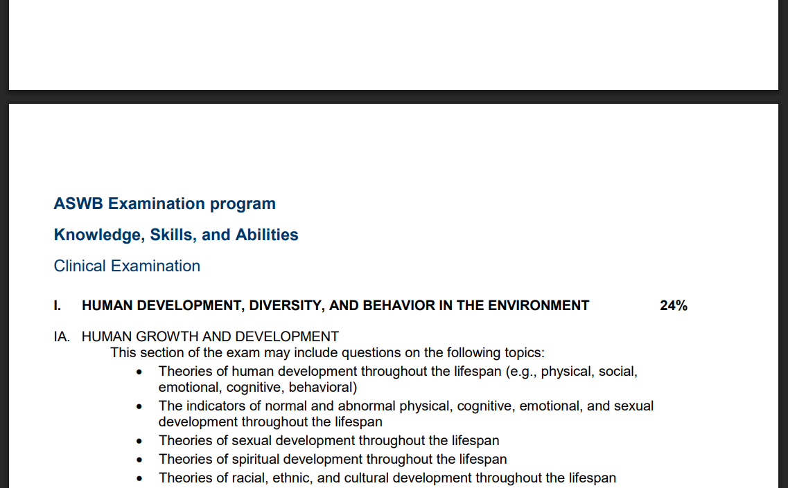 Getting to Know the ASWB Exam Content Outline