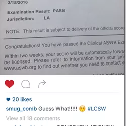 &quot;Guess What!!!!! #LCSW&quot;