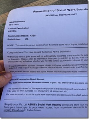lcsw pass sheet