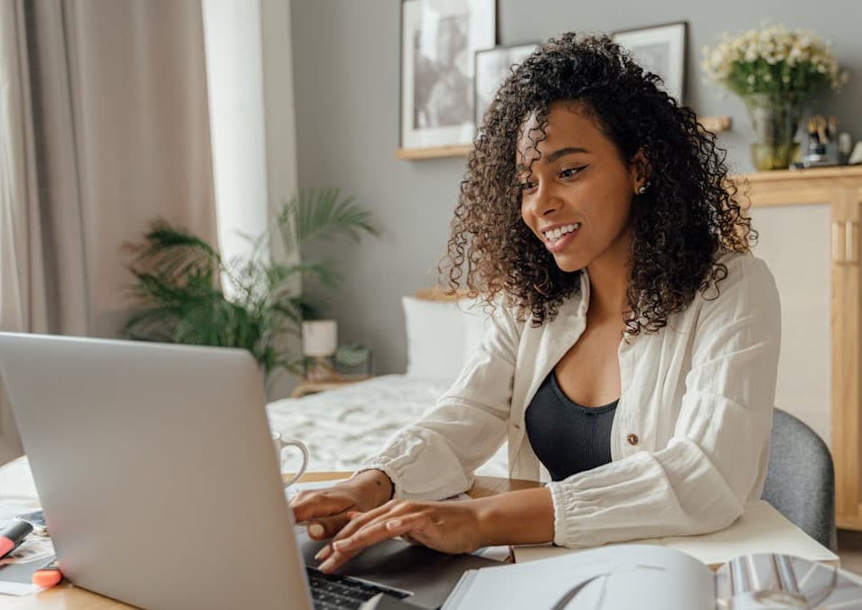 Social worker reviewing licensure requirements